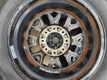 20" 20x10 FUEL Stroke D611 Ford F-250 F-350 wheels rims -18 SET BRIDGESTONE A/T