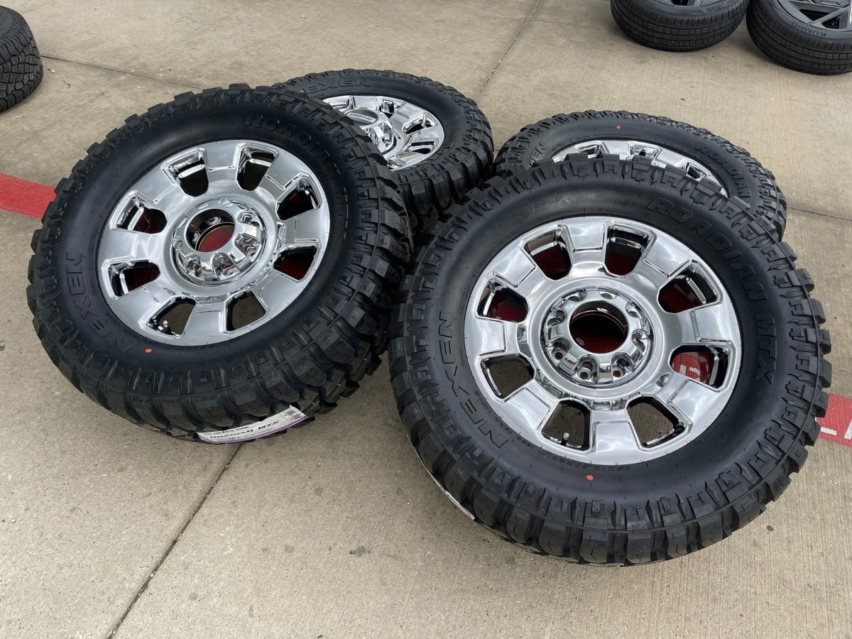 20" Ford F-250 F-350 OEM KING RANCH 10295 25085 10552 chrome wheels rims 35" NEW