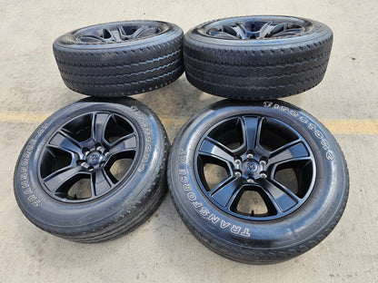20" Dodge Ram 1500 OEM LIMITED Black 2676 2723 wheels rims FIRESTONE A/T