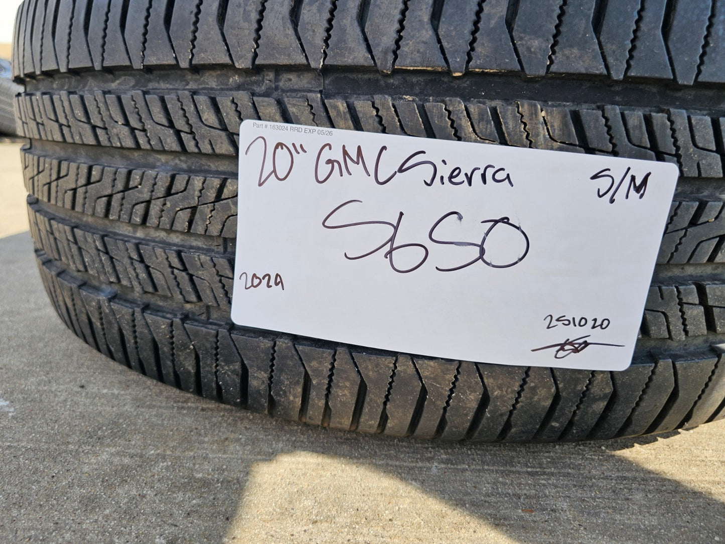 20" GMC Sierra Yukon Denali OEM 5650 wheels rims tires
