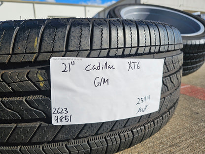 21" Cadillac XT6 XT5 SRX OEM 4851 wheels rims 2023 2024 2025 2026 BRIDGESTONE