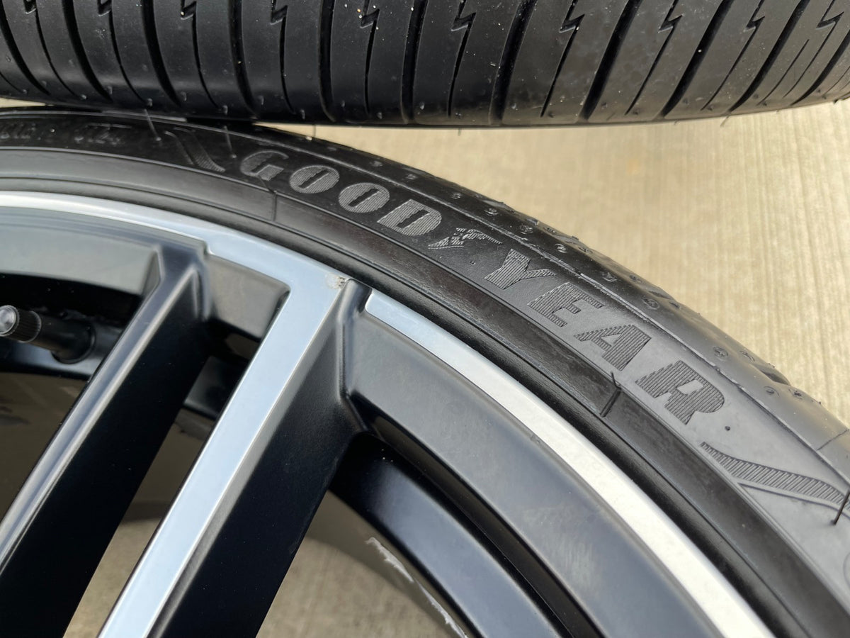 20" BMW M550i 530i 540i 640i OEM 86160 86161 Series 846M black wheels rims SET
