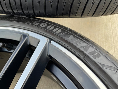 20" BMW M550i 530i 540i 640i OEM 86160 86161 Series 846M black wheels rims SET