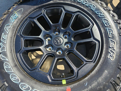 18" Dodge Ram 1500 Rebel Black OEM wheels rims 2023 2024 2025 NEW DURATRAC