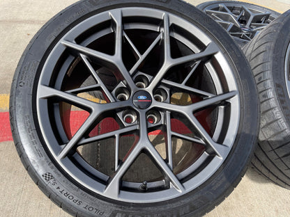 19" 19x10.5 19x11 Ford Mustang GT Track Pack PREFORMANCE OEM wheels rim MICHELIN