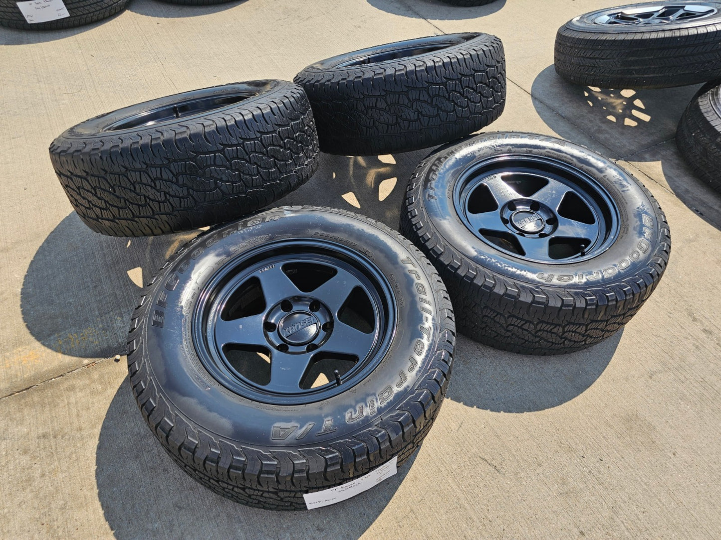 17x8.5 17" Kansei KNP Chevy Silverado RAM Tacoma wheels rims 6x139 6x5.5 BFG