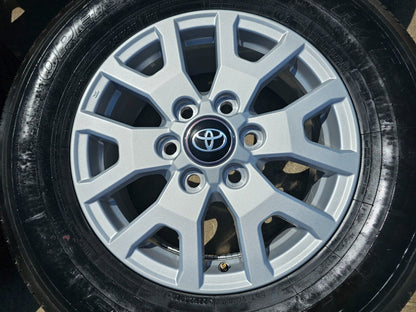 17" Toyota Tacoma 4Runner TRD Silver OEM wheels rims tires 2024 2025 NEW