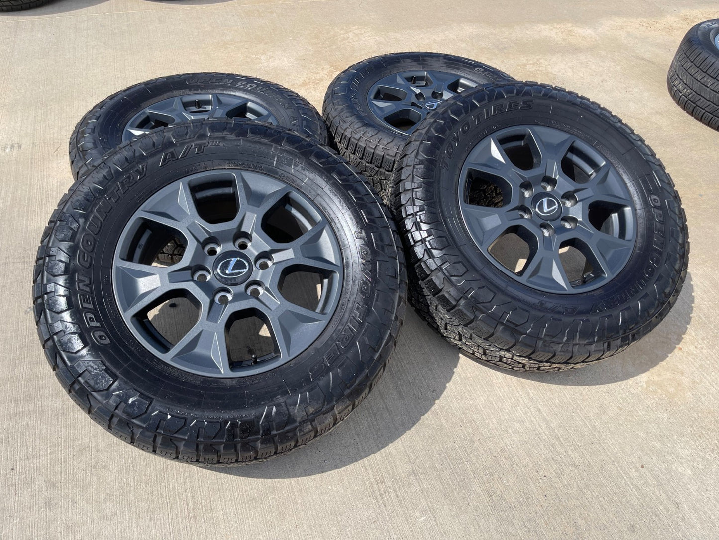 18" Toyota Tacoma TRD OEM 10544 wheels rims Land Cruiser Tundra SET TOYO A/T3