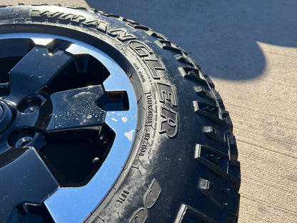 18" Ford Bronco BADLANDS OEM black wheels rims 10282 Ranger GOODYEAR DURATRAC