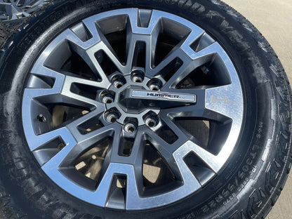 22" Hummer EV HEV 2500 OEM 8x165 wheels rims 2024 2025 2026 2027 NEW GOODYEAR