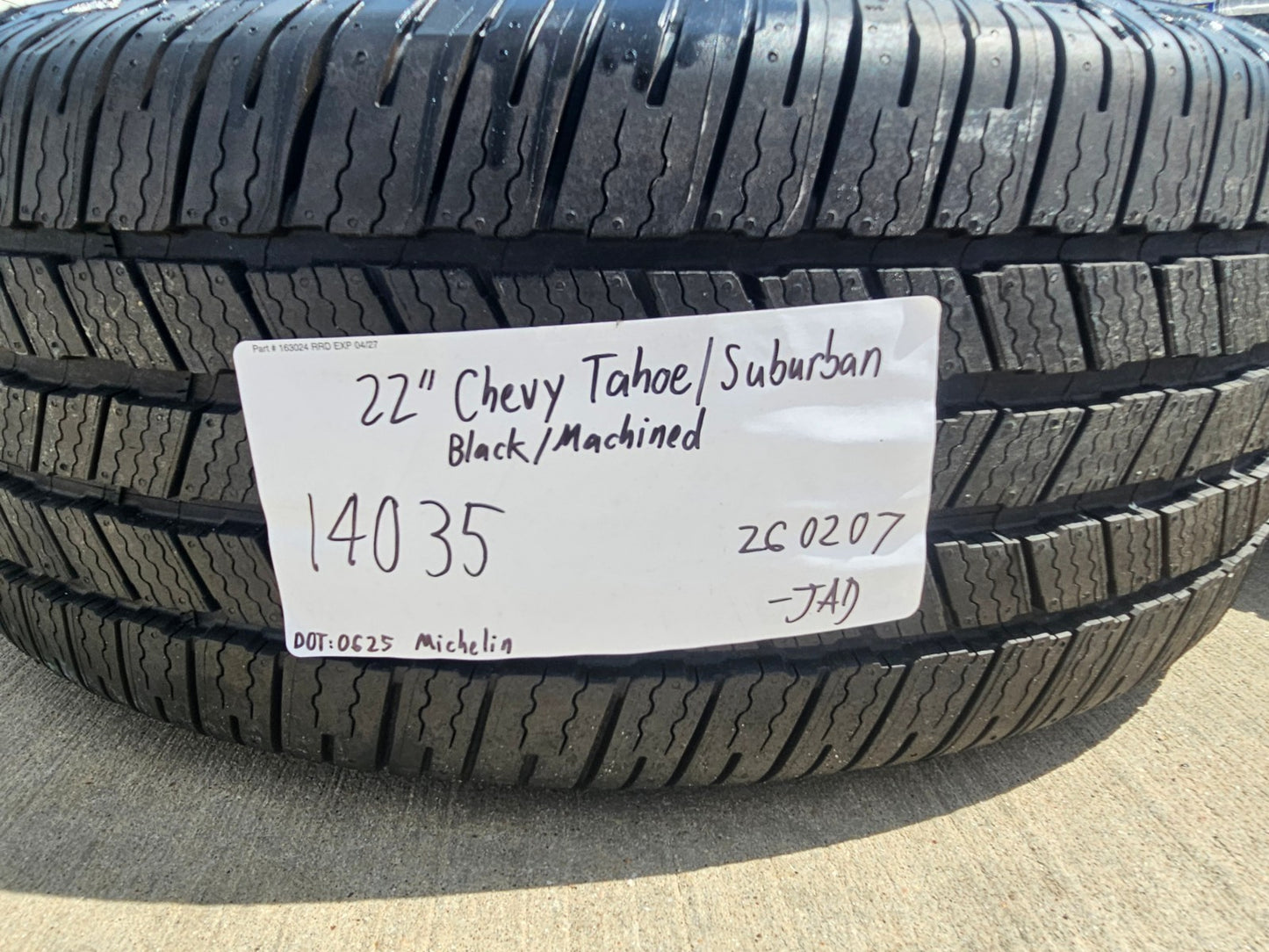22" Chevy Tahoe Suburban RST OEM 14035 wheels rims SET Silverado 2025 2026 NEW