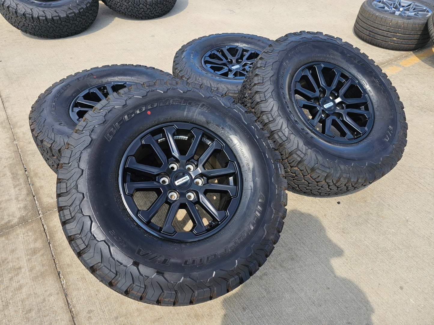 17" Ford F-150 Raptor OEM rims wheels Bronco 2023 2024 2025 2026 NEW BFG KO2 A/T