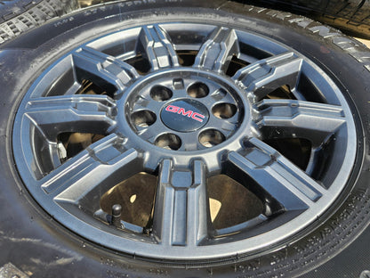 18" GMC Sierra AT4X Chevy Silverado OEM 14131 wheels rims SET GOODYEAR A/T NEW
