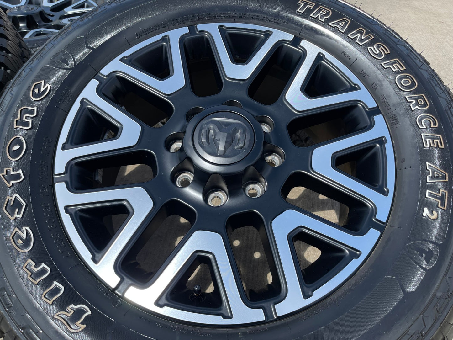 20" Dodge Ram 2500 3500 LARAMIE OEM 51649 wheels rims A/T2 2025 2026 NEW