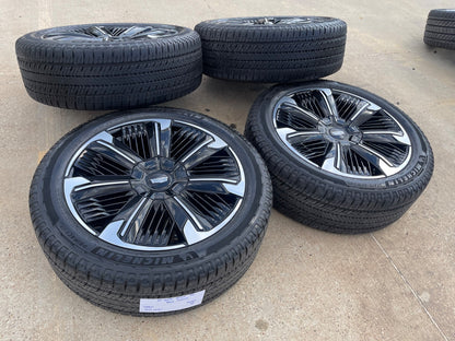 24" Cadillac Escalade IQ EV OEM 4893 wheels rims Hummer 2025 2026 2027 SET NEW