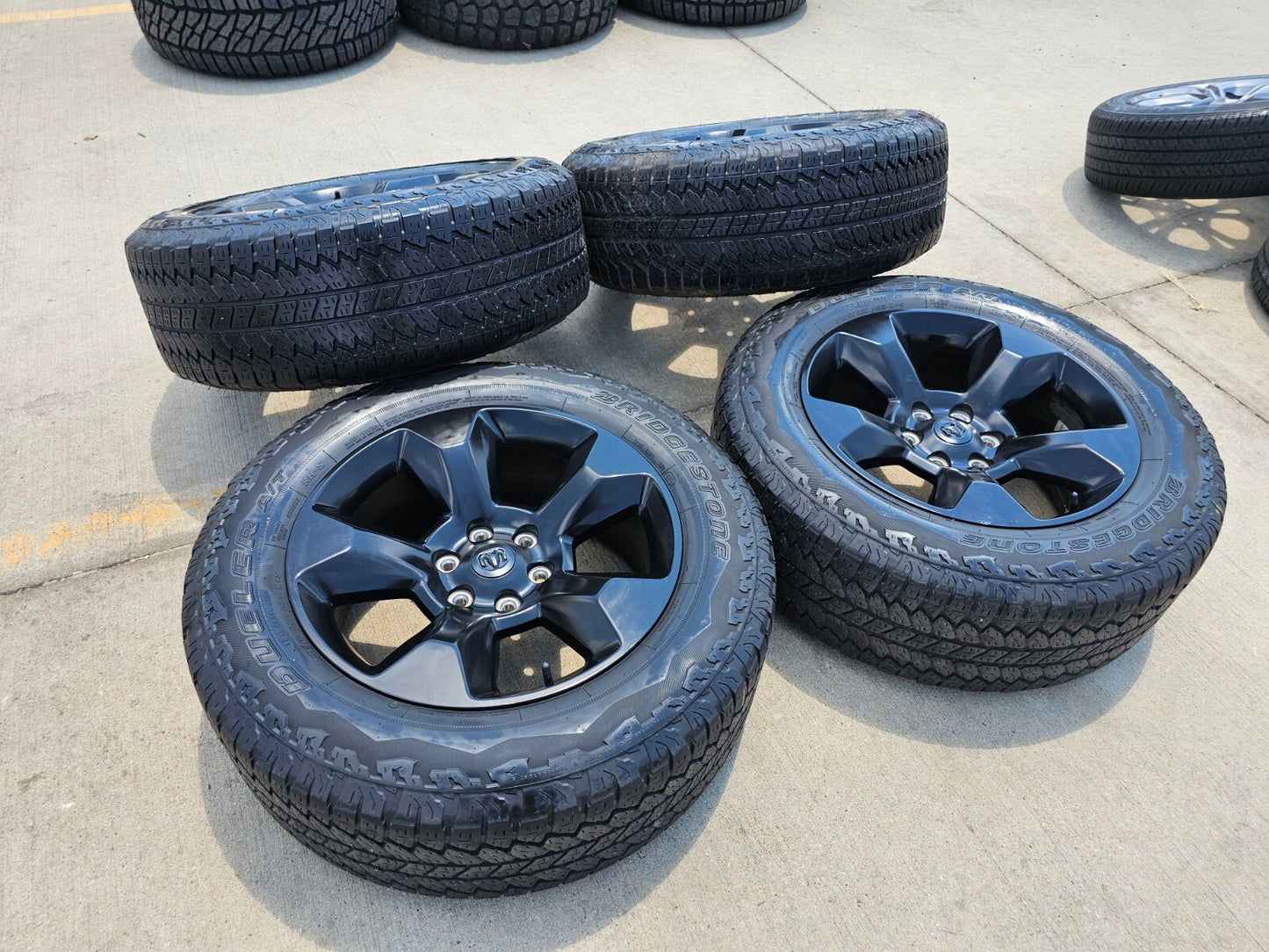20" Ram 1500 OEM LIMITED Laramie wheels rims black 2675 2722