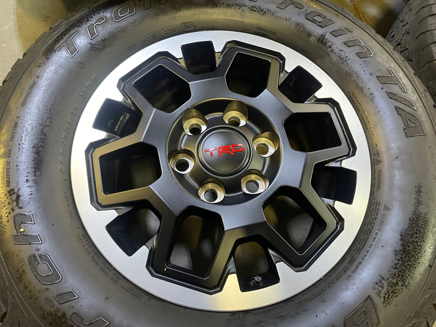 17" Toyota Tacoma 4Runner TRD OEM 10638 wheels rims 2024 2025 2026 2027 BFG A/T
