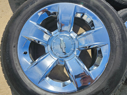 20" Chevy Silverado Tahoe OEM wheels rims CHROME 2016 2017 2018 2019 2020 5651