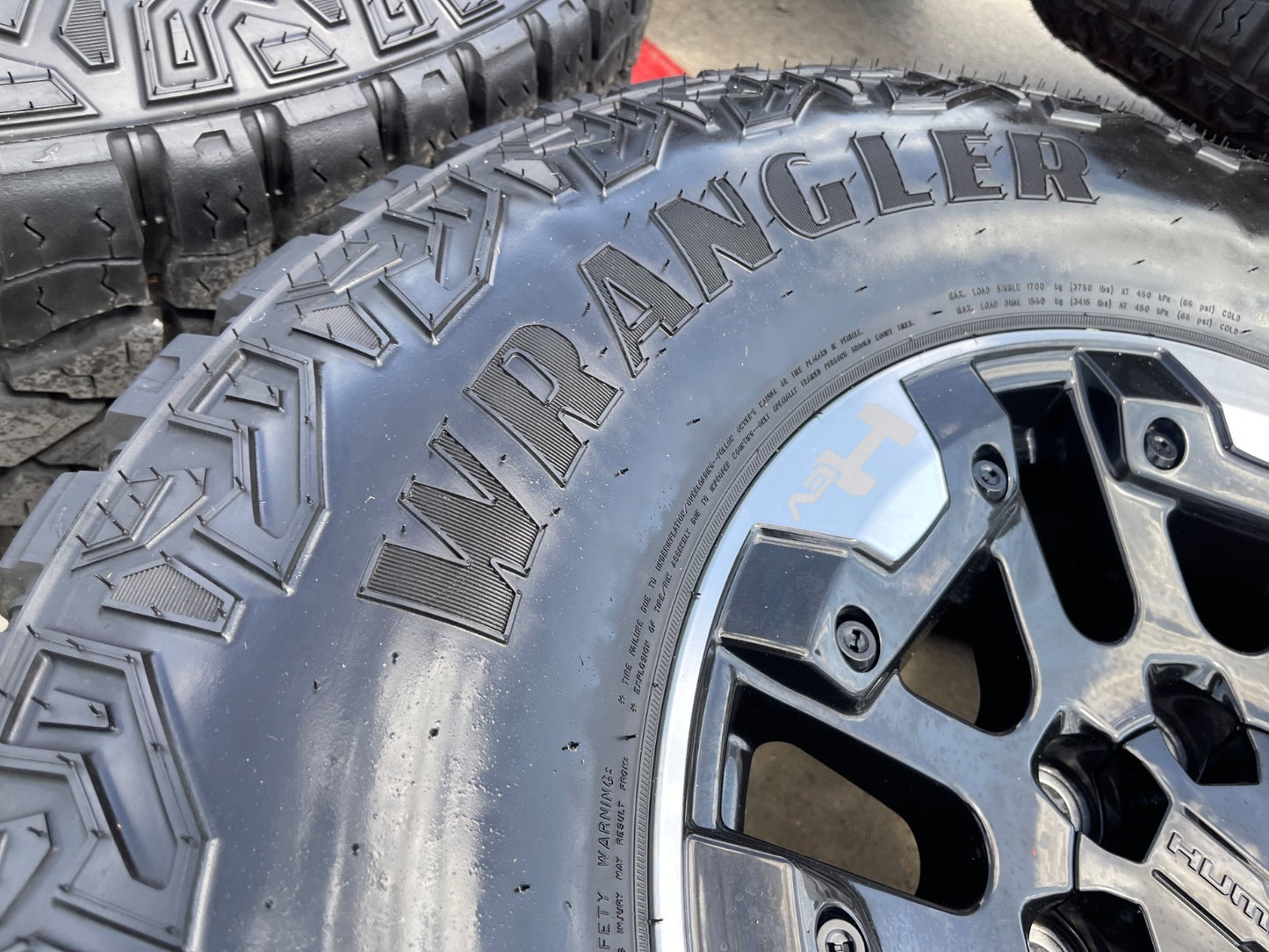 18" Hummer EV HEV 2500 OEM 14049 wheels rims SET 2024 2025 2026 2027 35"
