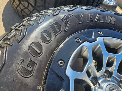 18" Dodge Ram 1500 TRX Beadlock OEM 2735 RHO wheels rims SET 2024 2025 2026