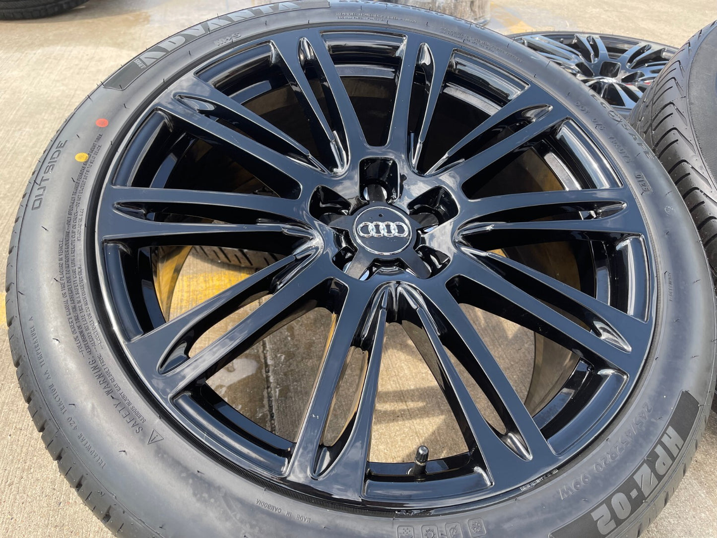 20" Audi A7 OEM wheels rims 58884 black tires NEW