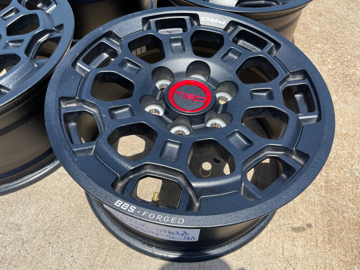 18" Toyota Tundra TRD BBS FORGED OEM black 95458 wheels rims Sequoia NEW