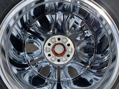 20" Ford F-150 LARIAT OEM 10619 rims wheels CHROME Expedition SET PIRELLI AT NEW