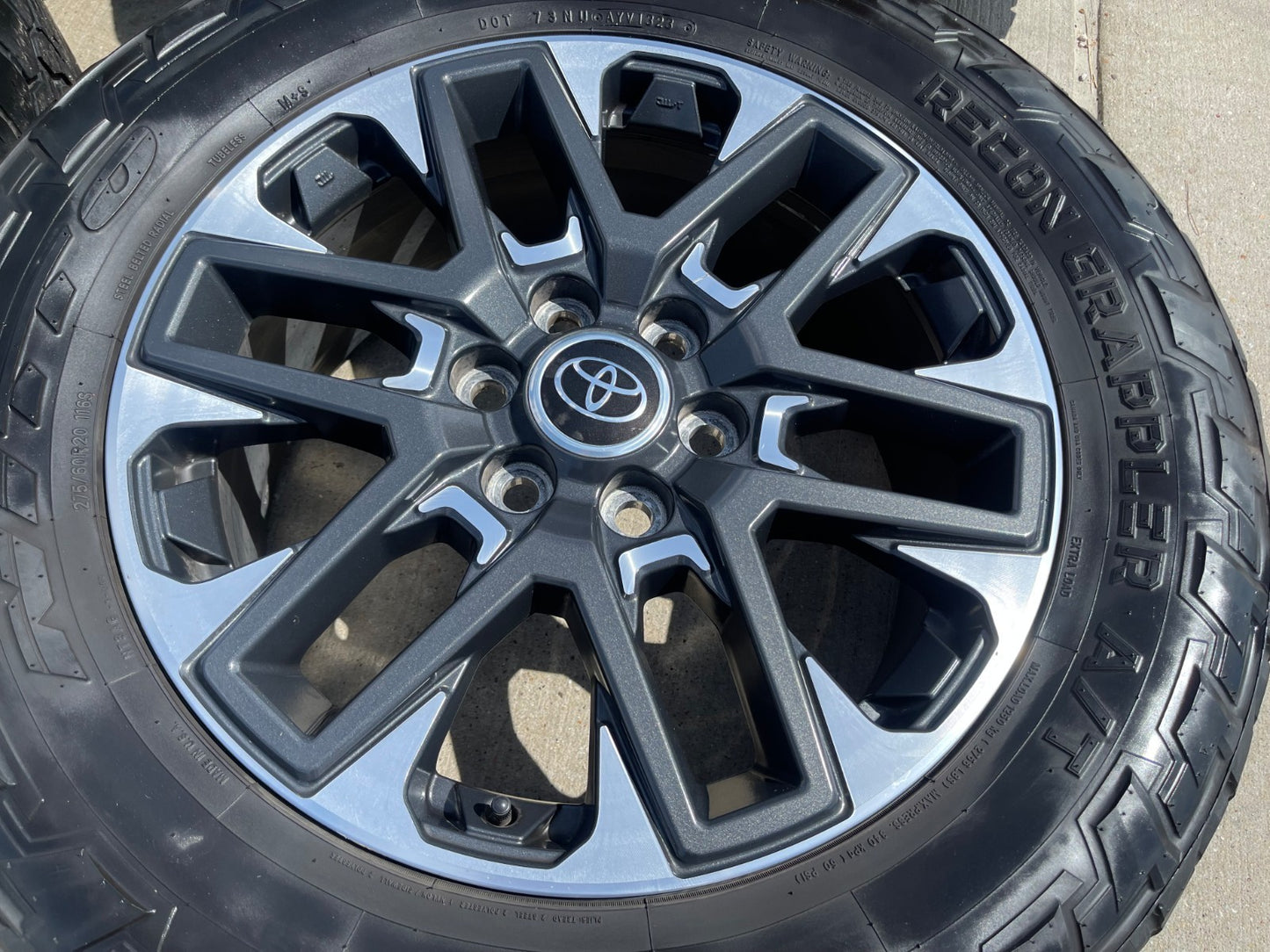 20" Toyota Tundra TRD wheels rims OEM TSS # 75276 95295 Sequoia SET NITRO 33"