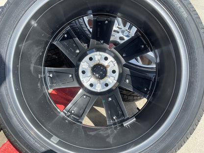 24" Cadillac Escalade V OEM PLATINUM wheels rims SET 2025 2026 2027 NEW MICHELIN