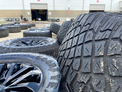 17" Ford F-150 Raptor OEM 96648 rims wheels tires SET GOODYEAR 35"