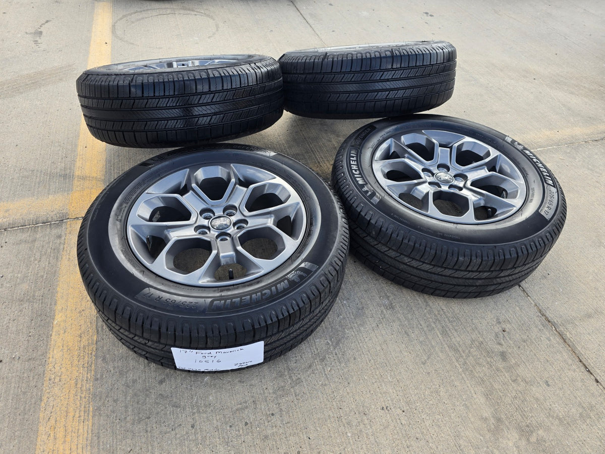17" Ford Maverick Bronco Sport rims wheels OEM 10416 SET 2025 2026 2027 MICHELIN