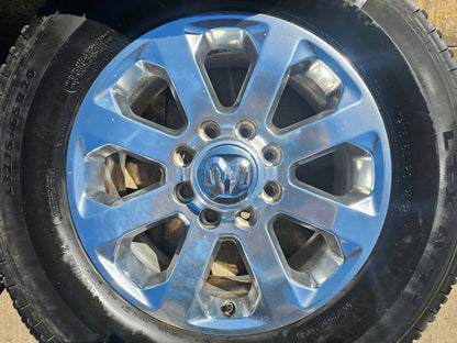 20" Dodge Ram 2500 3500 LARAMIE OEM 2700 wheels rims tires MICHELIN