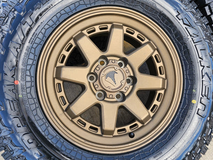 17" 4Runner Toyota Tacoma OEM BRONZE wheels rims FJ FALKEN WILDPEAK A/T4 NEW