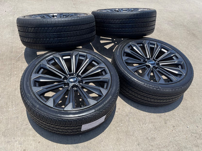 24" Cadillac Escalade V PLATINUM OEM wheels rims tires 2024 2025 2026 2027 SET
