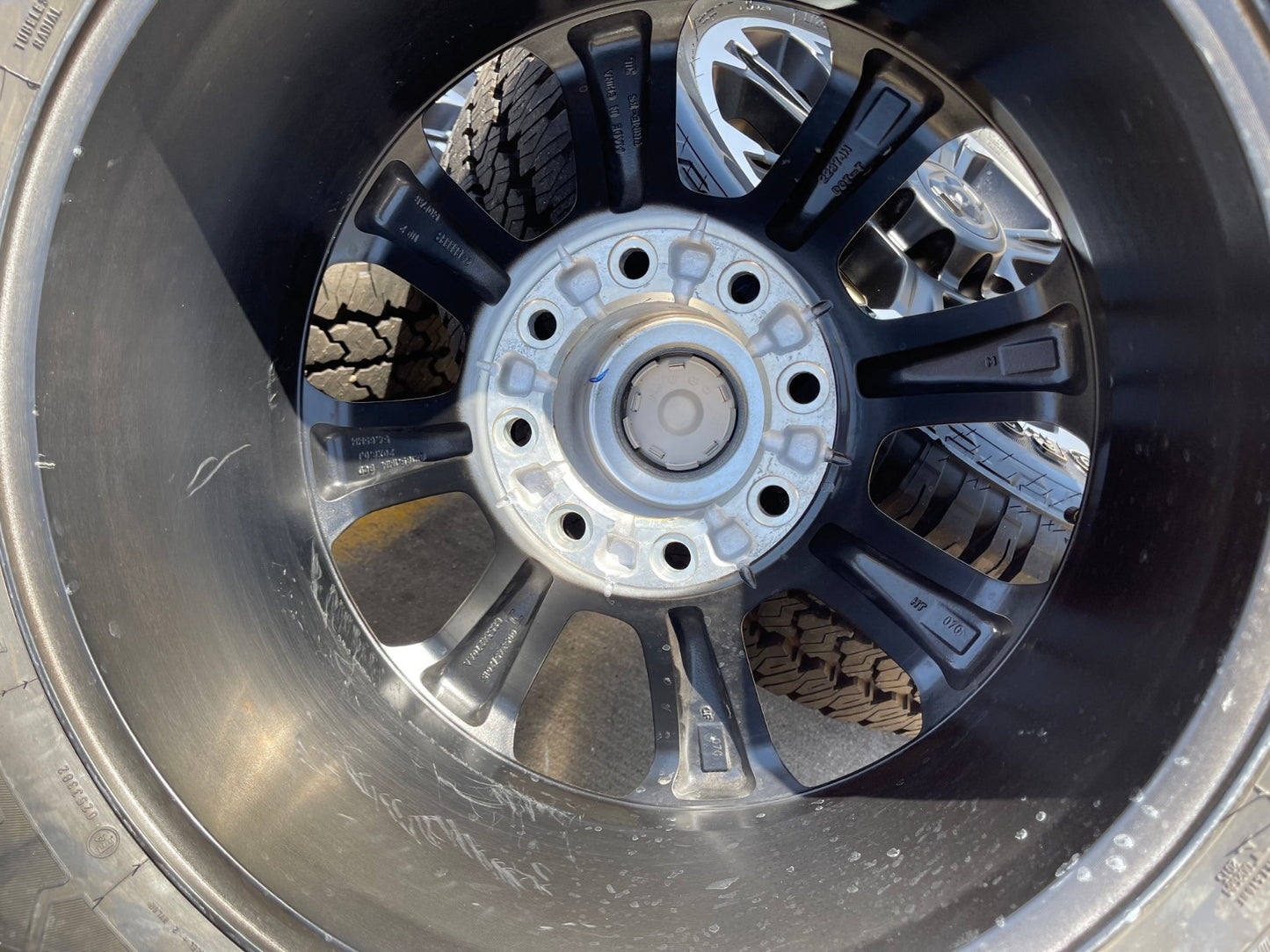 20" Dodge Ram 2500 3500 LARAMIE OEM wheels rims A/T tires 2025 2026 NEW