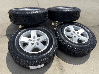 17" Jeep Gladiator OEM wheels rims 9074 Wrangler GOODYEAR TERRITORY A/T NEW
