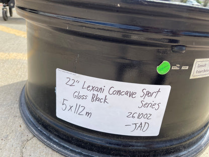22" 22x10 Lexani CSS-15 Concave wheel rim Audi VW Mercedes wheel rim 5x112