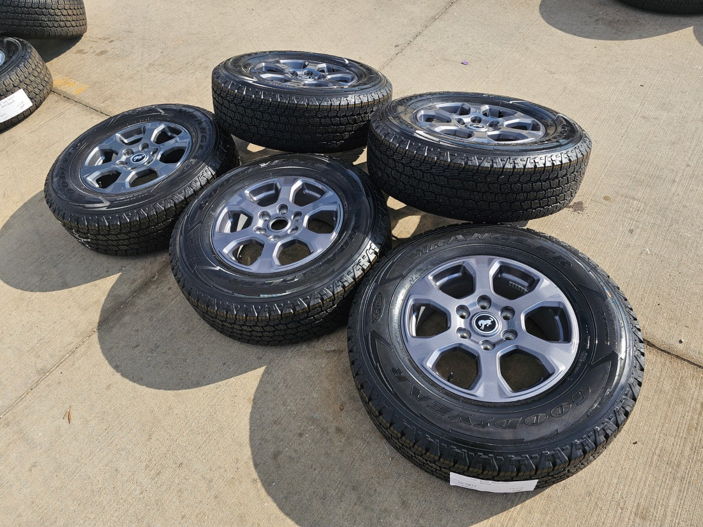 17" Ford Bronco Big Bend wheels rims 10384 OEM Ranger 2024 2025 2026 GOODYEAR