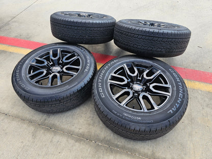 20" GMC Sierra Yukon AT4X Silverado OEM 5914 wheels rims SET CONTINENTAL