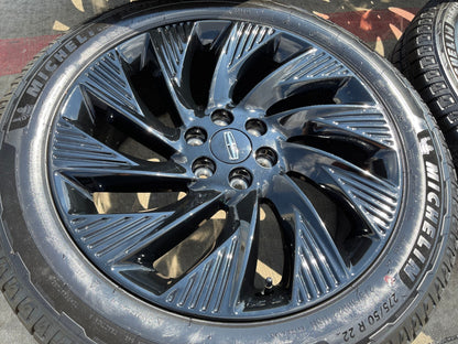 22" Lincoln Navigator OEM 10665 rims wheels BLACK LABEL 2025 2026 MICHELIN NEW