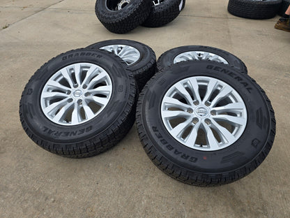 18" Nissan Titan Armada OEM wheels rims tires A/T RIM# 62737 FITS 2006-2027