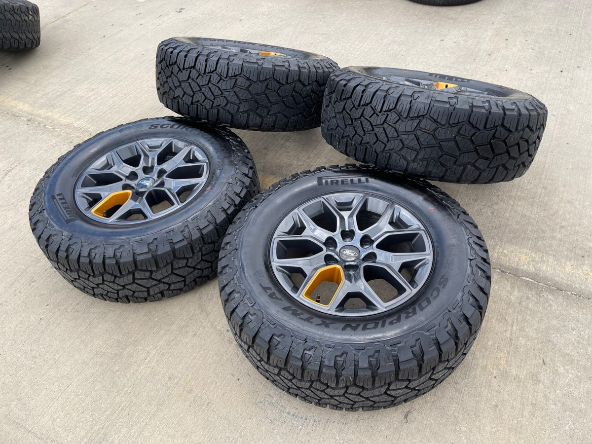 18" Ford Expedition F-150 TREMOR OEM rims wheels TIMBERLINE PIRELLI XTM NEW 2027