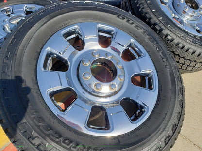 20" Ford F-250 F-350 OEM chrome Lariat wheels rims 10295 tires 2023 2024 NEW