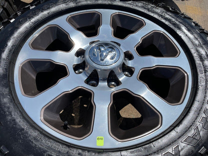 20" Dodge Ram 2500 3500 LARAMIE OEM 2698 wheels rims TAN SET DURATRAC A/T NEW