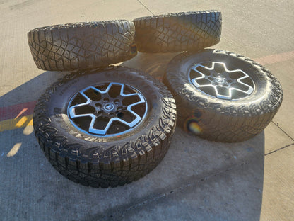 18" Ford Bronco wheels rims tires black 95213 Ranger GOODYEAR 35" DISCOUNTED