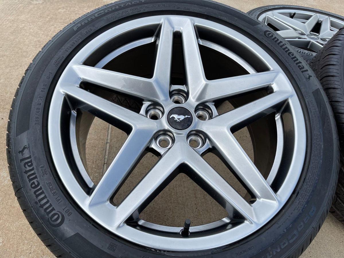 19" Ford Mustang Stealth GT OEM 10595 wheels rims 2024 2025 2026 2027 SET NEW