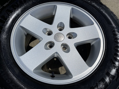 17" Jeep Gladiator OEM wheels rims 9074 Wrangler GOODYEAR TERRITORY A/T NEW
