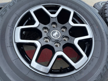 18" Ford Bronco wheels rims black 95213 Ranger SET 2024 2025 2026 2027 NEW