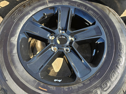 18" Jeep Wrangler Sahara OEM 9221 9255 wheels rims 2022 2023 2024 2025 2026 SET
