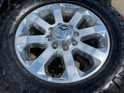 20" Dodge Ram 2500 3500 LARAMIE OEM 2700 wheels rims 2023 2024 2025 2026 NITTO